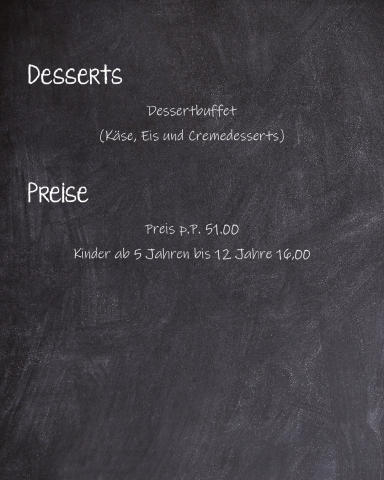 Desserts & Preise