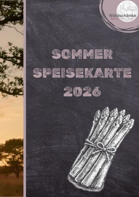 Sommer Speisekarte